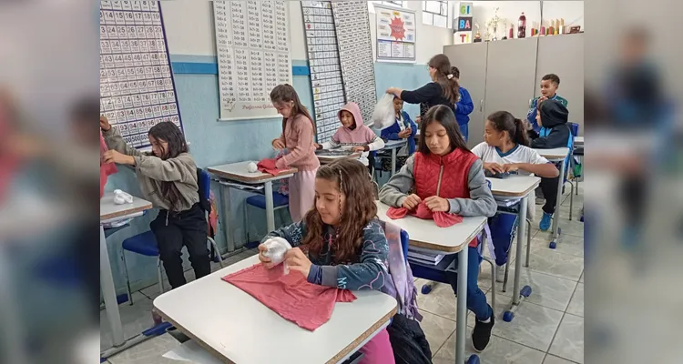 Veja os registros do amplo trabalho ambiental, dentro e fora da sala de aula.