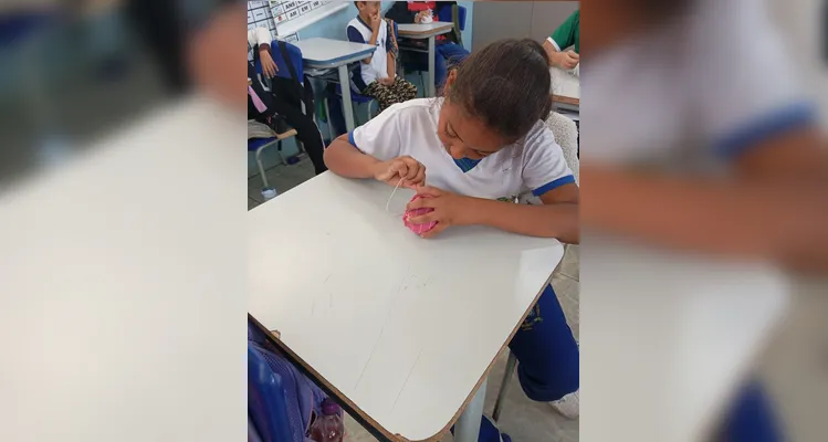 Veja os registros do amplo trabalho ambiental, dentro e fora da sala de aula.
