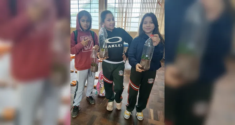 Confira mais das ações dos alunos dentro e fora da sala de aula.
