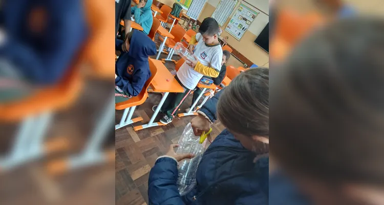 Confira mais das ações dos alunos dentro e fora da sala de aula.