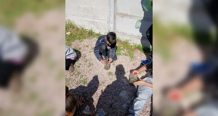 Confira mais das ações dos alunos dentro e fora da sala de aula.