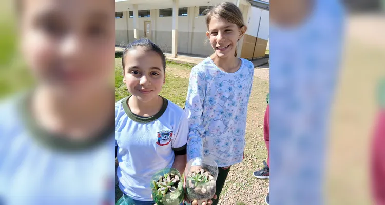 Confira mais das ações dos alunos dentro e fora da sala de aula.
