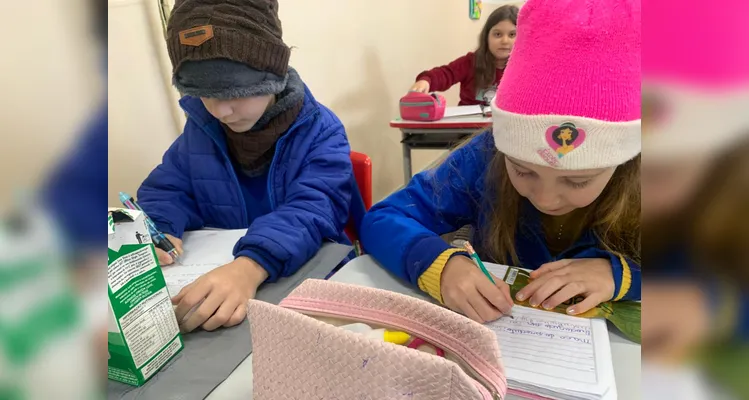 Estudantes tiveram diversificados estudos e práticas em sala de aula.