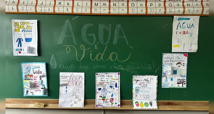 Confira como ficaram os trabalhos dos alunos.