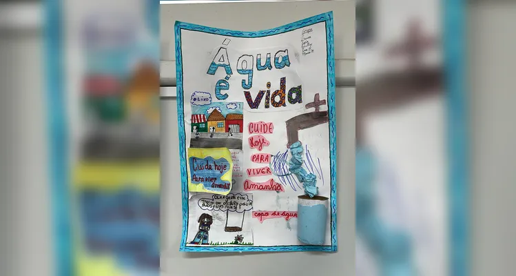 Confira como ficaram os trabalhos dos alunos.