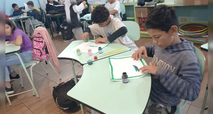 Trabalho ocorreu de maneira ampla dentro e fora da sala de aula.