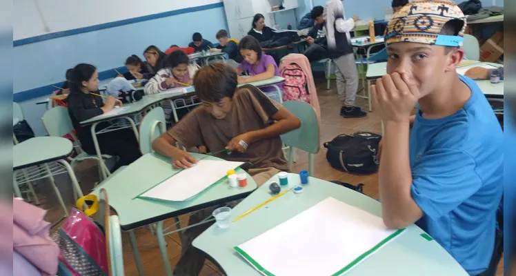 Trabalho ocorreu de maneira ampla dentro e fora da sala de aula.