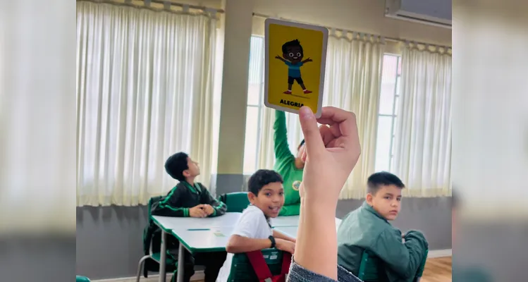 Educandos puderam aprender, refletir e se divertir em sala de aula.