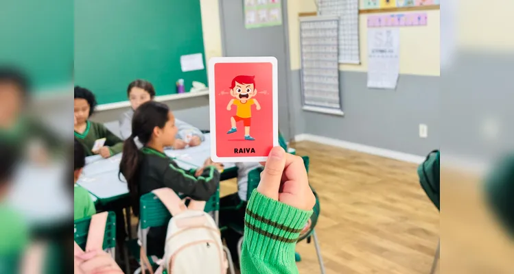 Educandos puderam aprender, refletir e se divertir em sala de aula.