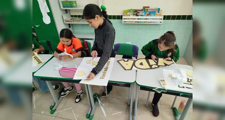 Veja a série de registros do amplo trabalho dentro e fora da sala de aula.