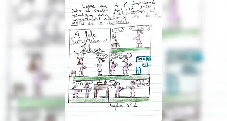 Veja a série de registros do amplo trabalho dentro e fora da sala de aula.