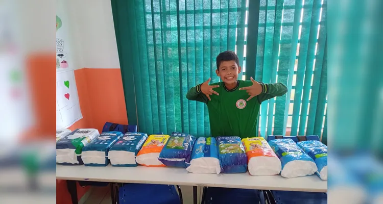 Veja os registros do amplo trabalho solidário dos educandos.
