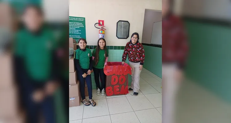 Veja os registros do amplo trabalho solidário dos educandos.