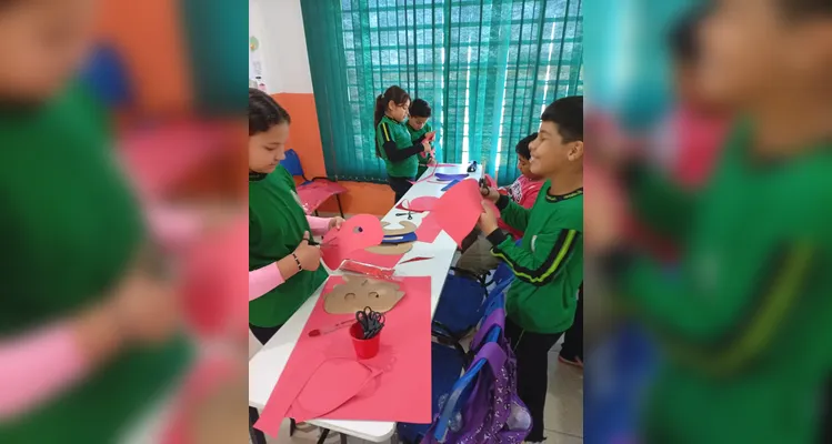 Veja os registros do amplo trabalho solidário dos educandos.