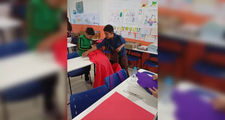 Veja os registros do amplo trabalho solidário dos educandos.
