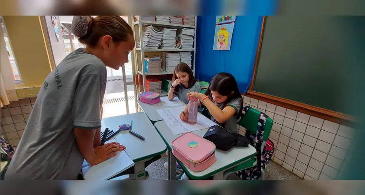 Confira os registros do trabalho em sala de aula.