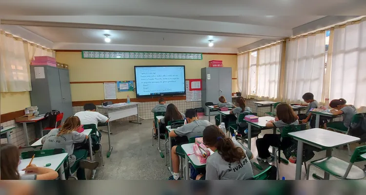 Confira os registros do trabalho em sala de aula.