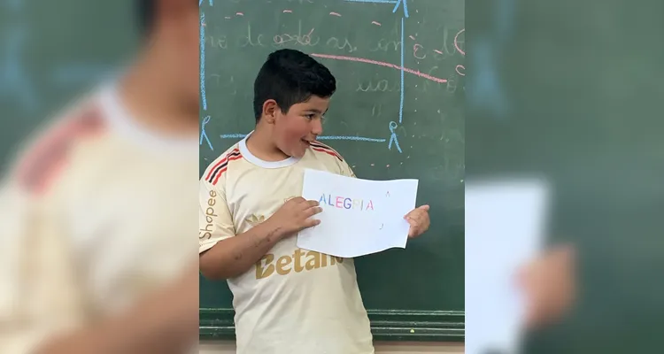 Confira os registros do trabalho em sala de aula.