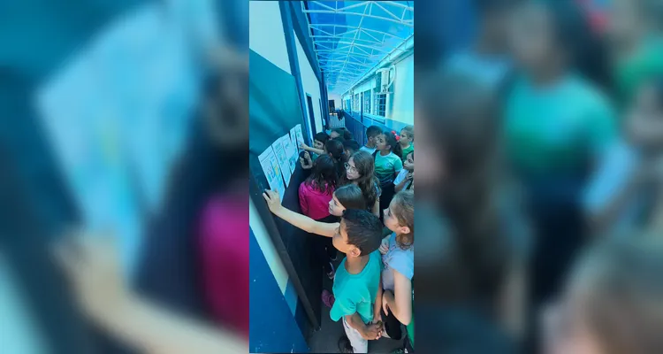 Veja como ficou o trabalho finalizado, as etapas de produção, distribuição e consulta dos colegas.