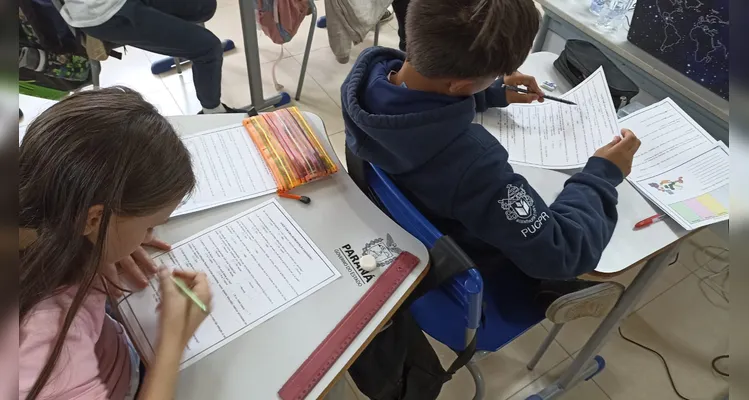 Veja os registros dos alunos com sua alimentação saudável em casa e das atividades em sala de aula.