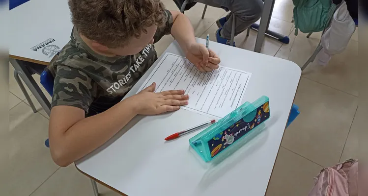 Veja os registros dos alunos com sua alimentação saudável em casa e das atividades em sala de aula.