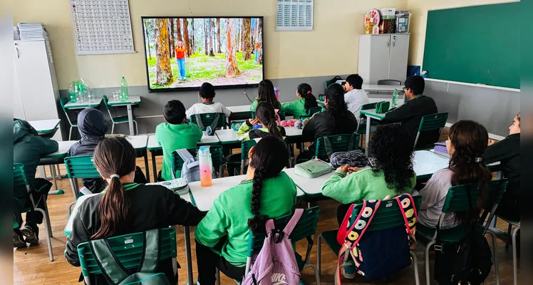 Confira os registros dentro e fora da sala de aula.