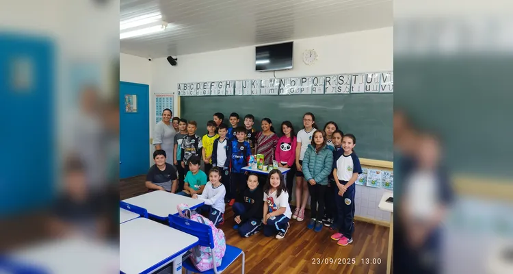 Confira os registros do amplo trabalho dentro da sala de aula e em casa.