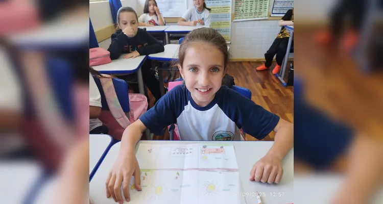 Confira os registros do amplo trabalho dentro da sala de aula e em casa.