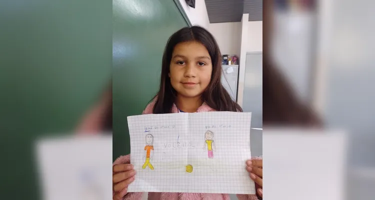 Veja como ficaram as produções dos alunos em sala de aula.