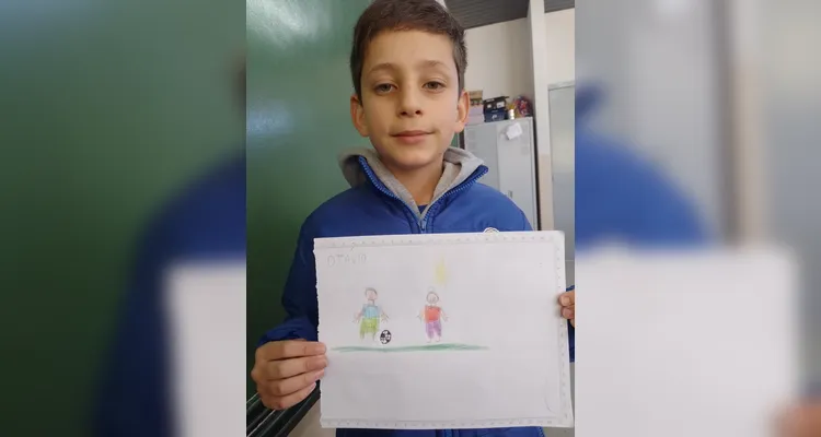 Veja como ficaram as produções dos alunos em sala de aula.