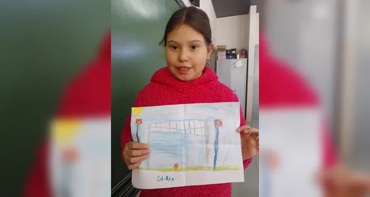 Veja como ficaram as produções dos alunos em sala de aula.