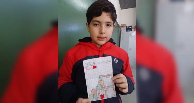 Veja como ficaram as produções dos alunos em sala de aula.