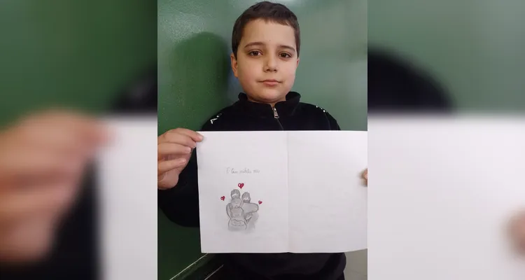 Veja como ficaram as produções dos alunos em sala de aula.