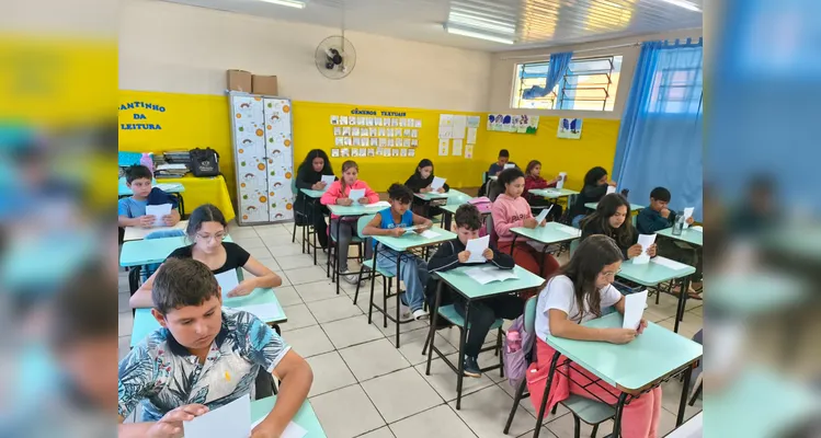 Confira os registros do trabalho em sala de aula.