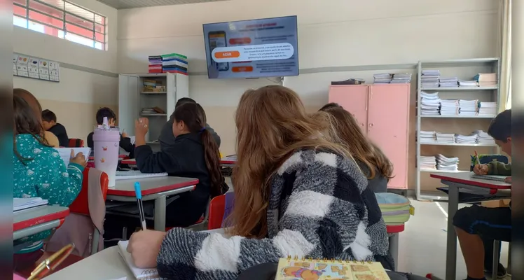Confira os registros do trabalho em sala de aula.