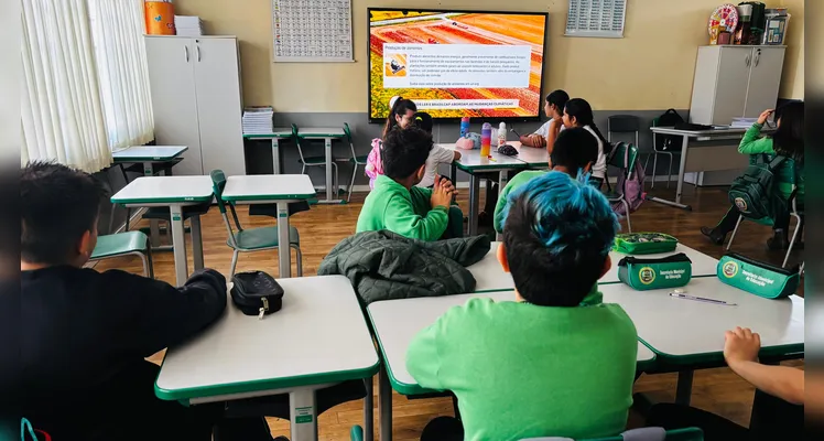 Veja os registros do trabalho em sala de aula.