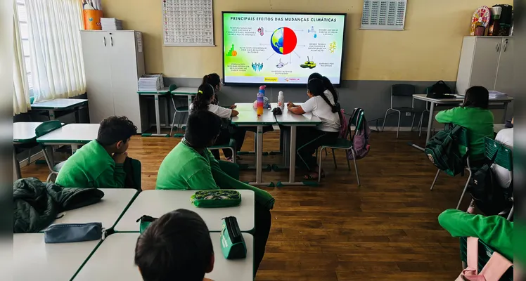 Veja os registros do trabalho em sala de aula.