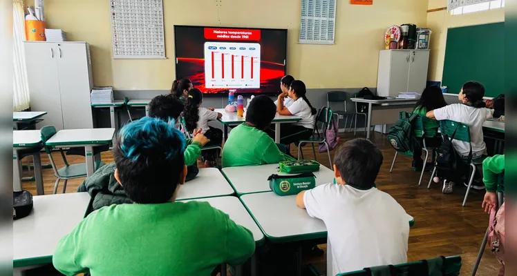 Veja os registros do trabalho em sala de aula.