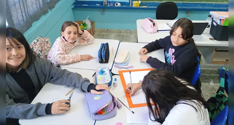 Educandos puderam realizar assertivas práticas sobre a temática.