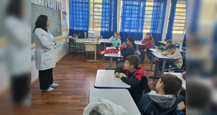 Estudantes puderam desfrutar de momentos de muito conhecimento e conscientização.