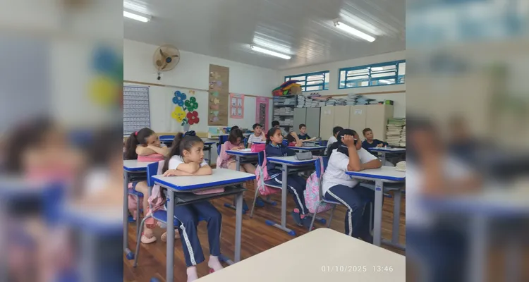 Estudantes puderam desfrutar de momentos de muito conhecimento e conscientização.