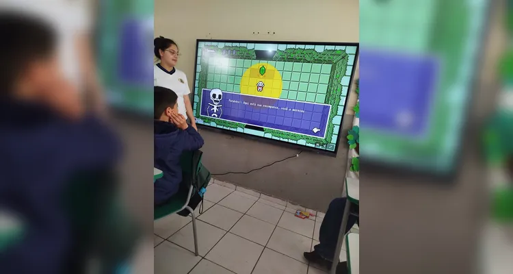 Confira os registros da atividade interativa em sala de aula.