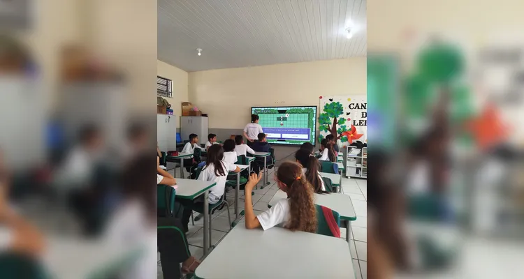 Confira os registros da atividade interativa em sala de aula.