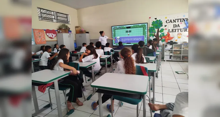 Confira os registros da atividade interativa em sala de aula.