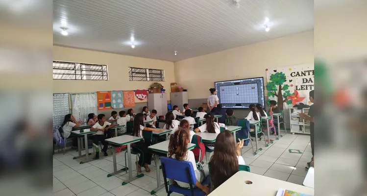 Confira os registros da atividade interativa em sala de aula.