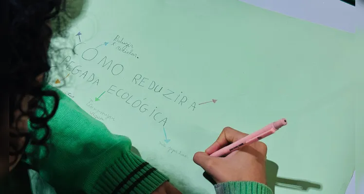 Veja os registros do trabalho em sala de aula.