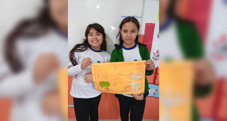 Confira as produções dos alunos em sala de aula.