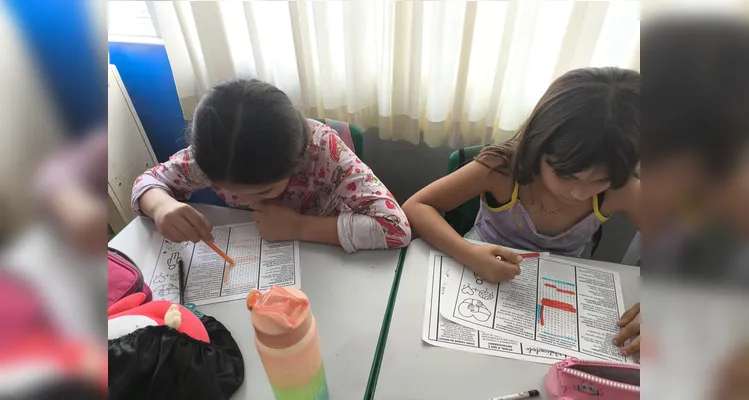 Veja os registros do amplo trabalho em sala de aula.