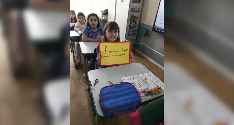 Veja os registros do amplo trabalho em sala de aula.