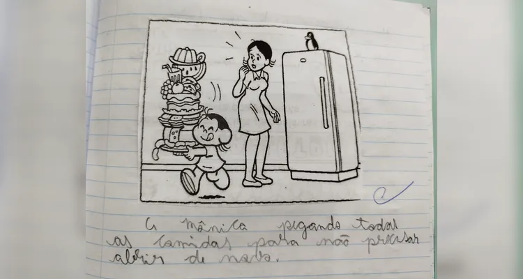 Confira os registros do trabalho dos educandos.